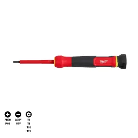 Screwdriver - Milwaukee 8-in-1 1000V Insulated Precision Multi-Bit Screwdriver, 48-22-2217