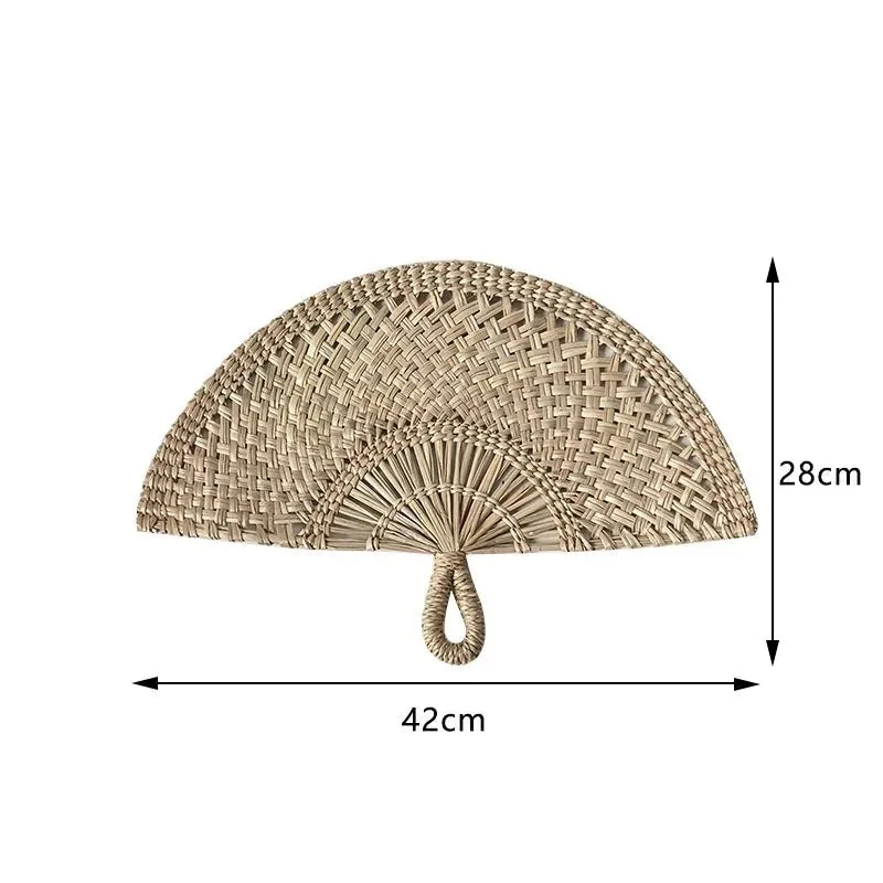 Seagrass Fan African Woven Straw Sea Grass Wall Hanging