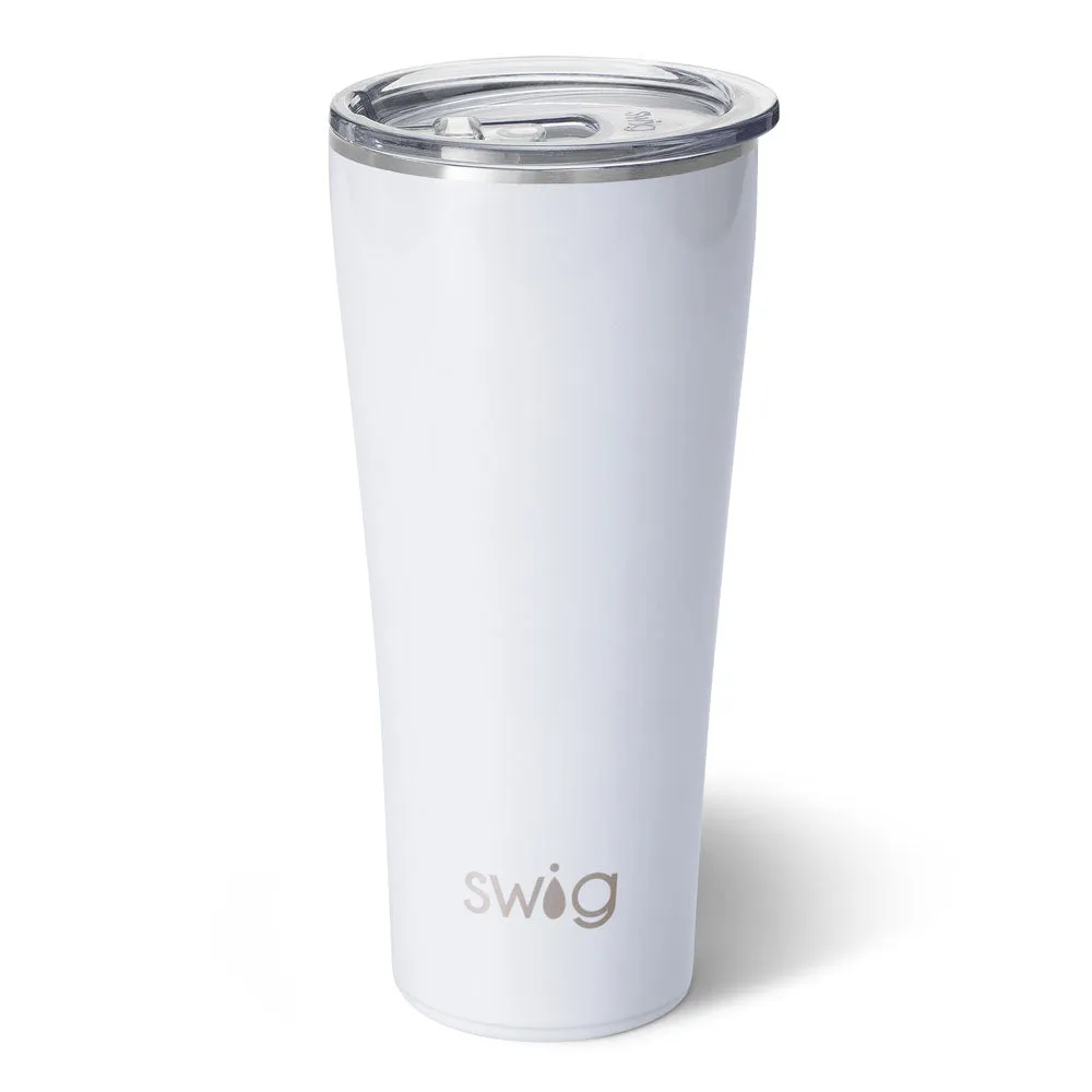 Shimmer White Tumbler 32oz