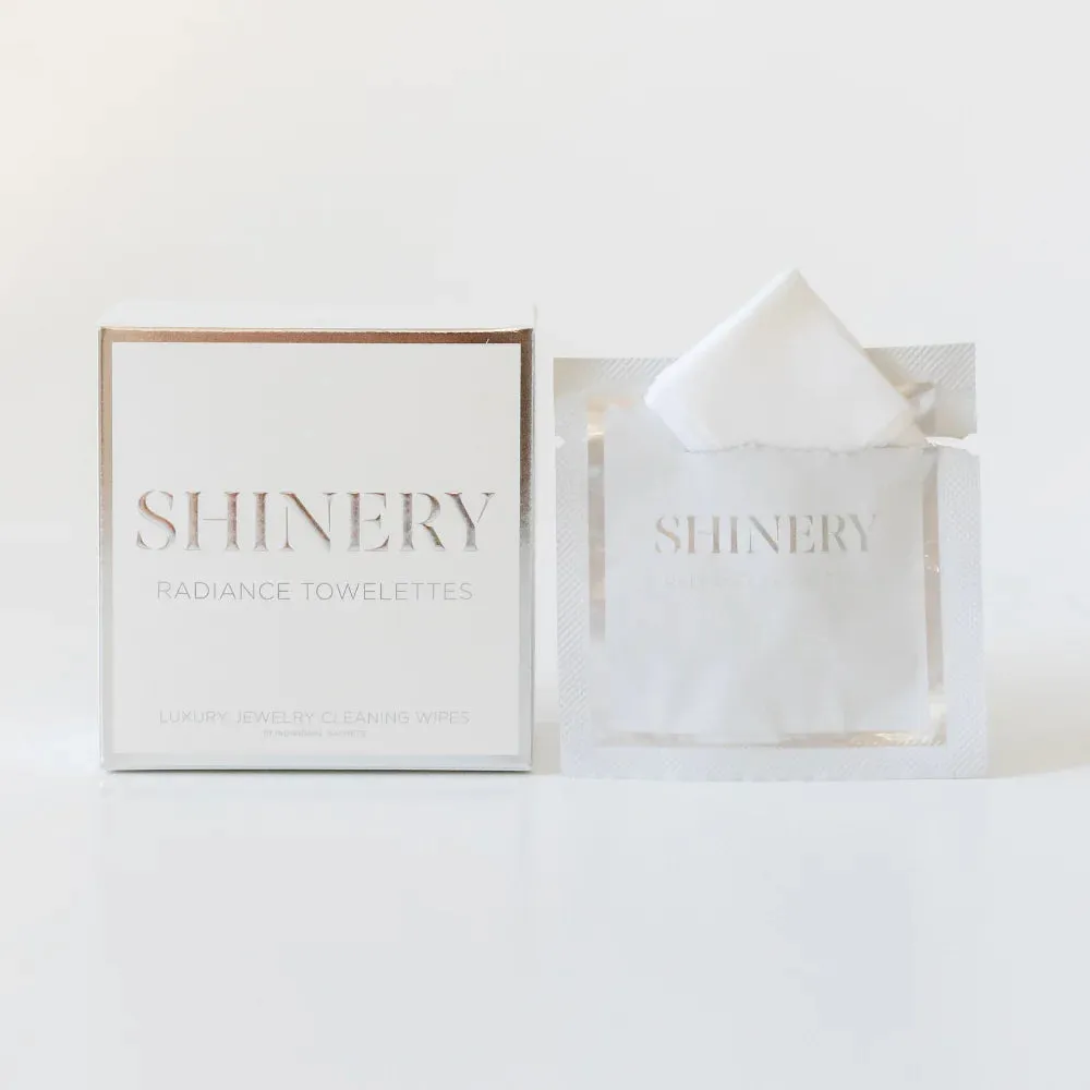 SHINERY Radiance Towelettes: Box of 10