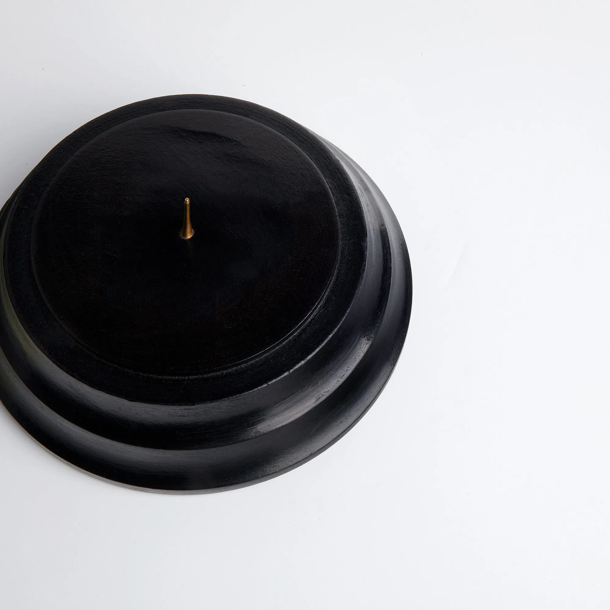 Smaller Gusto storm lantern base in ebony