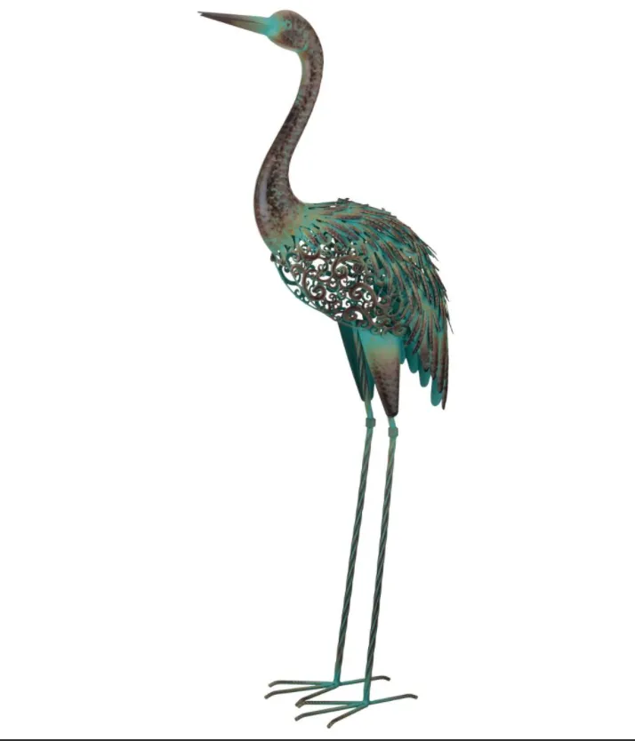 Solar Heron Statue