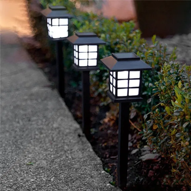 Solar Lawn Lamps Pathway Lights for Garden Landscape Path Yard Patio Driveway Walkway