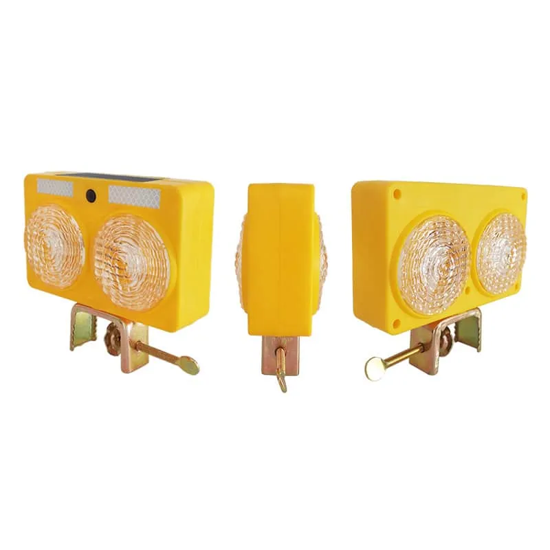 Solar Warning Flash Light for Barricades,Traffic Cones and Posts