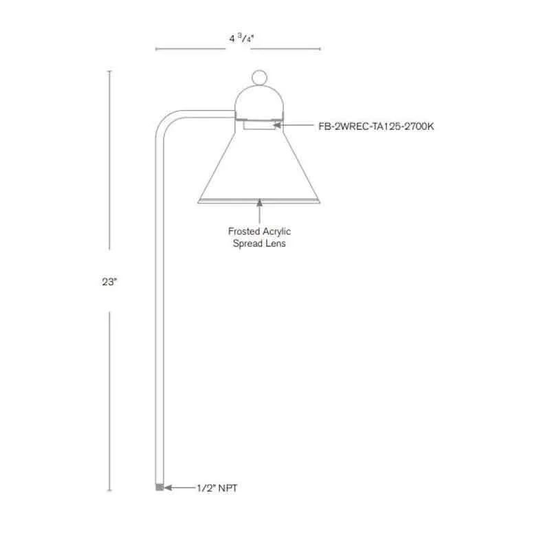 SPJ Lighting SPJ08-06 2W LED Walkway Light 12V