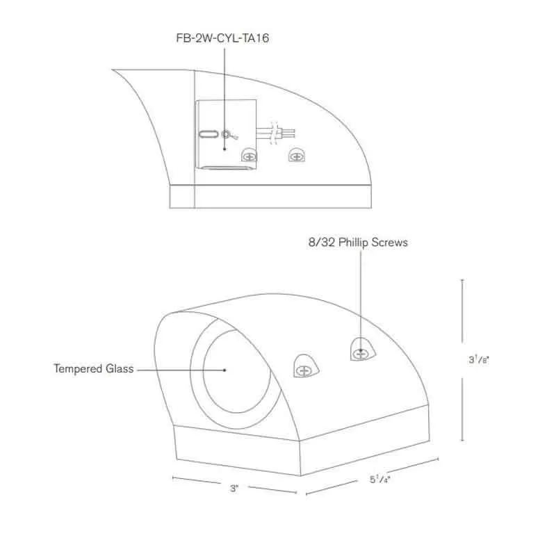 SPJ Lighting SPJ13-13AIO 2W LED Surface Liter 12V