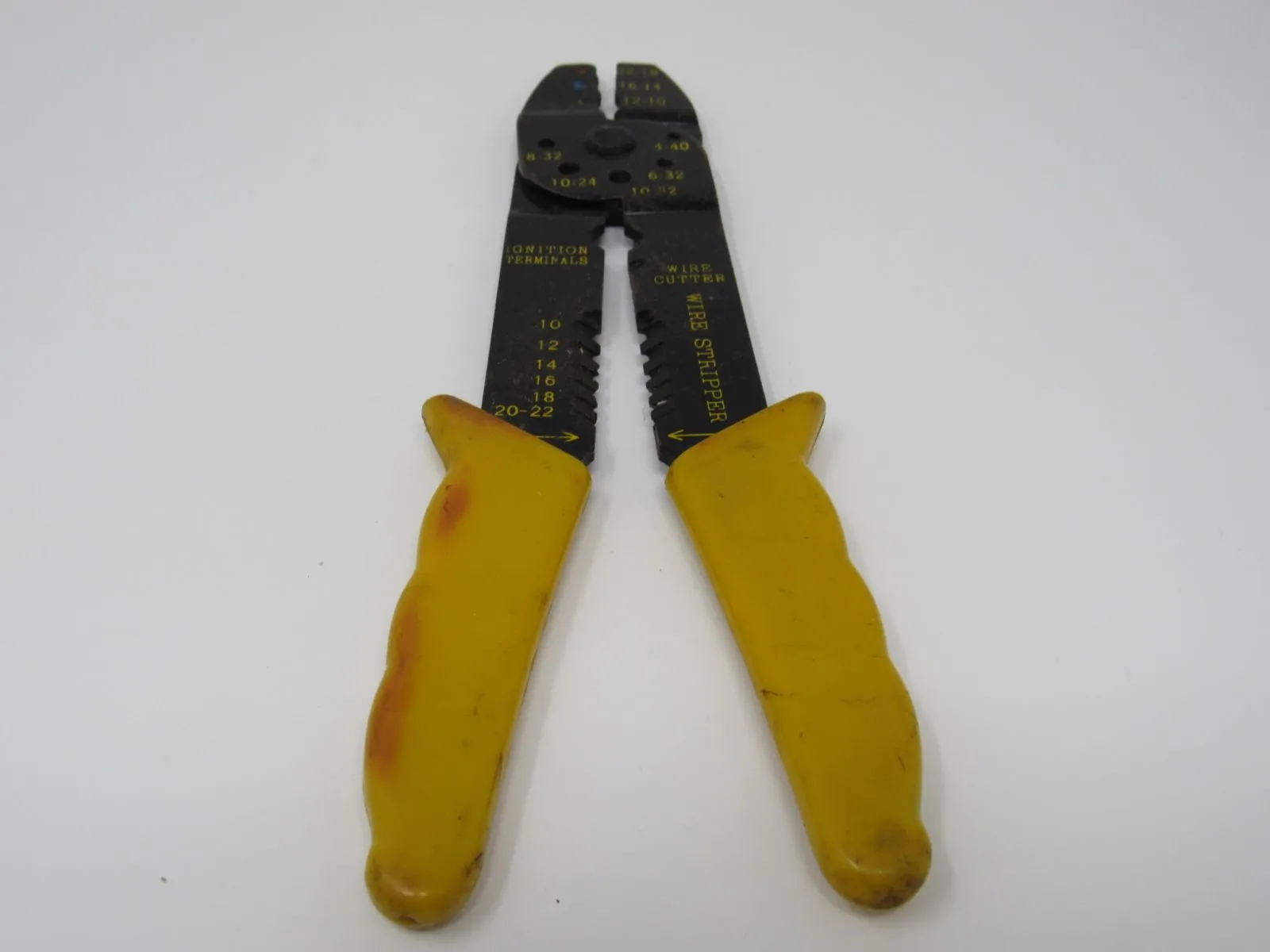 Standard Wire Stripper Cutter Tool Black/Yellow -- Used