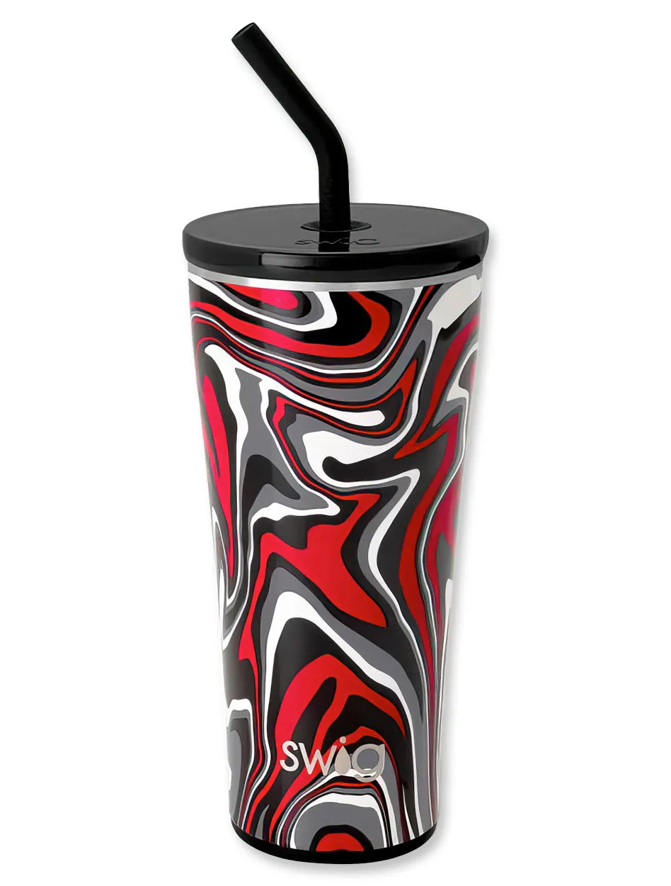 Swig Team Color Swirl 32 oz Travel Tumbler