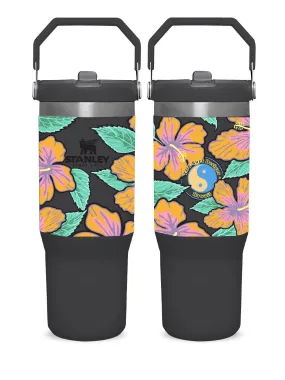 T&C Surf 30 oz Trippy Hibiscus Stanley The IcefIow™ Flip Straw Tumbler