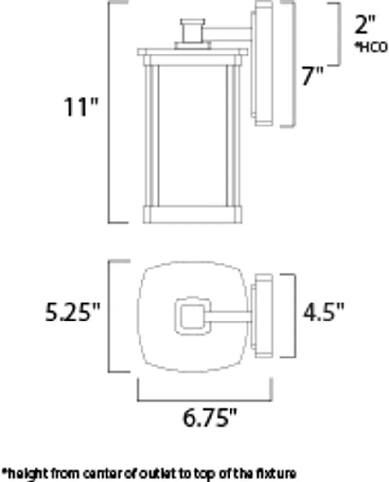 Terrace 5.25" Outdoor Wall Sconce