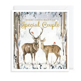 The Art File Special Couple Reindeers Card