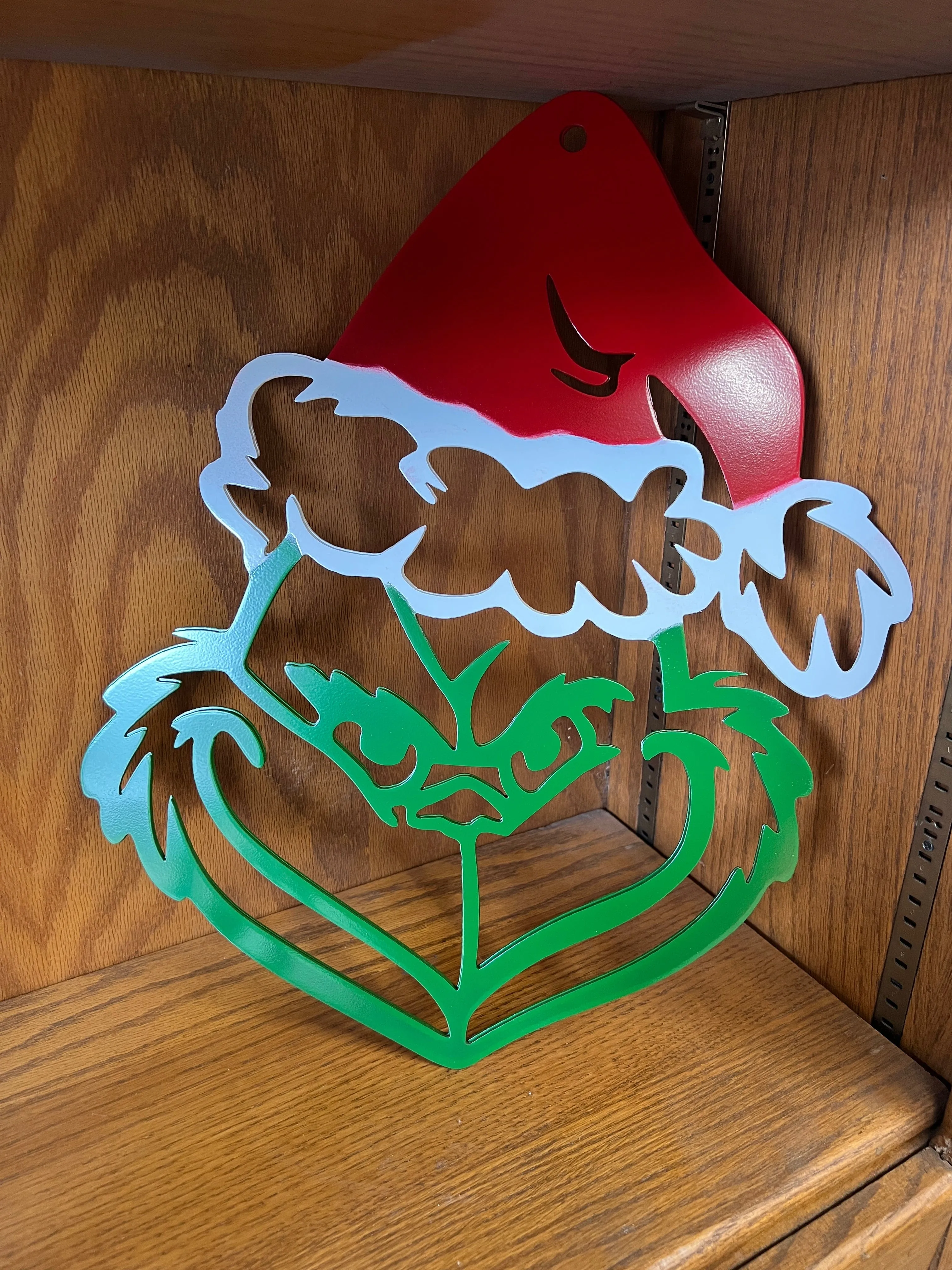 The Grinch Metal Wall Art - Whimsical Holiday Delight (C82)