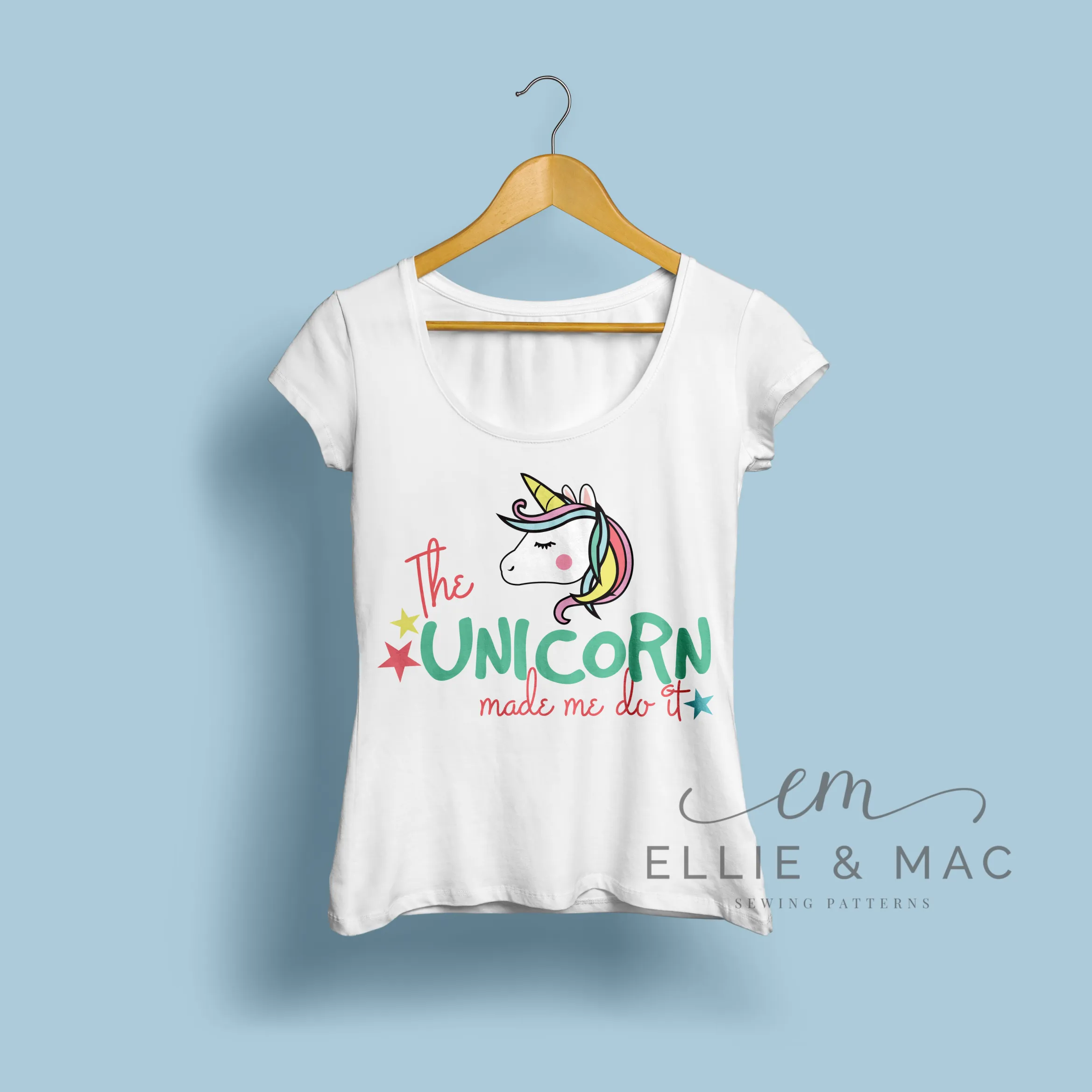 The Unicorn Made Me Do It SVG Cutting File