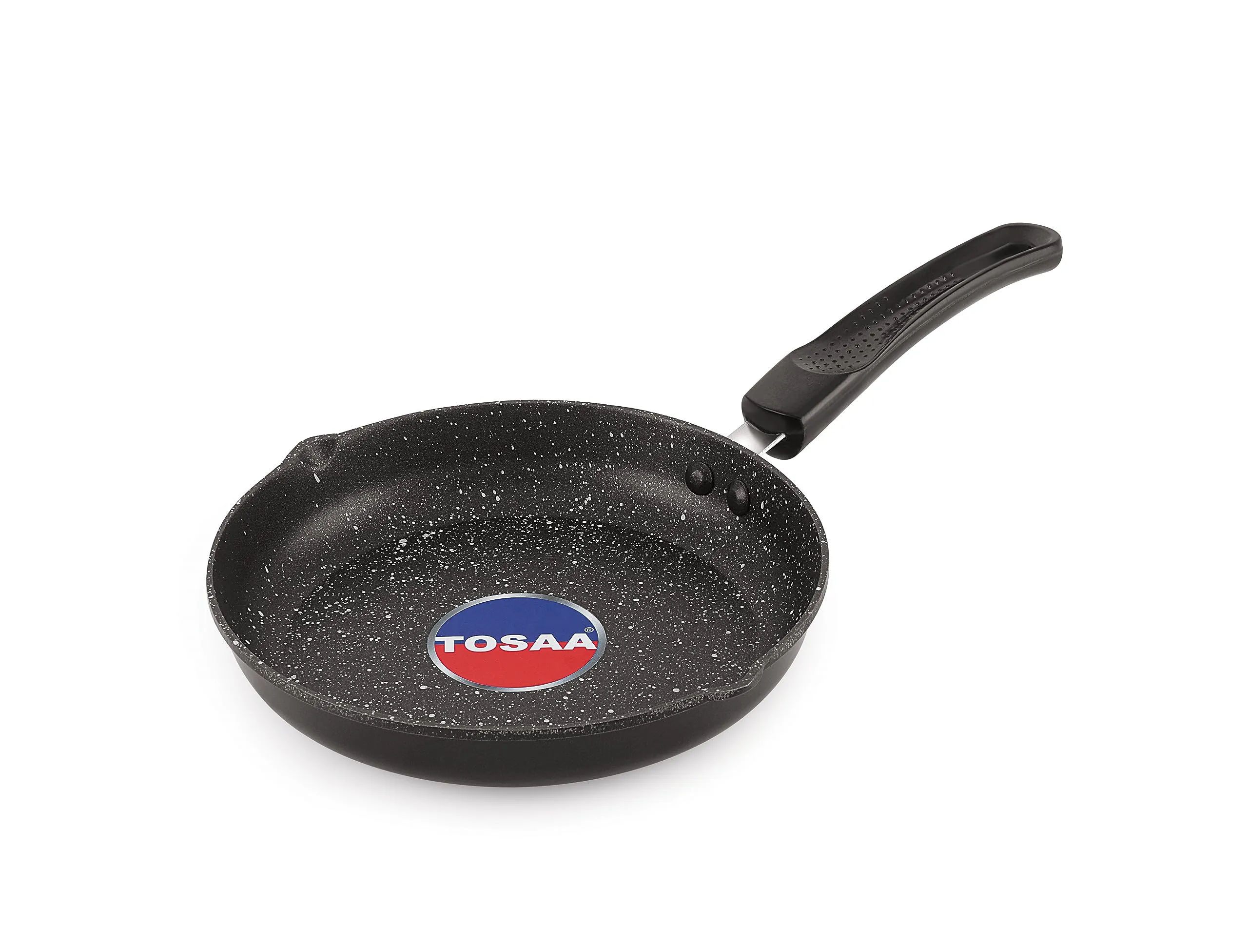 TOSAA Non Stick Diecast Mini Pan 17Cm,Black