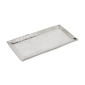 Tray - Stainless Steel   Hammer Work 24*12 cm