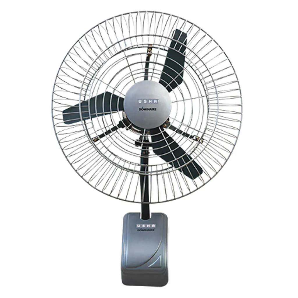 Usha Dominaire Wall Fan Black 600mm