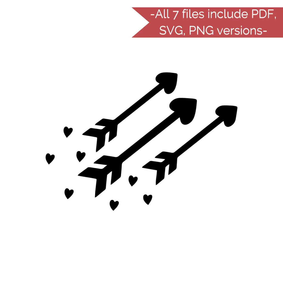 Valentine's Day Stencil Cut Files! 2021 [AI SVG PNG DXF]