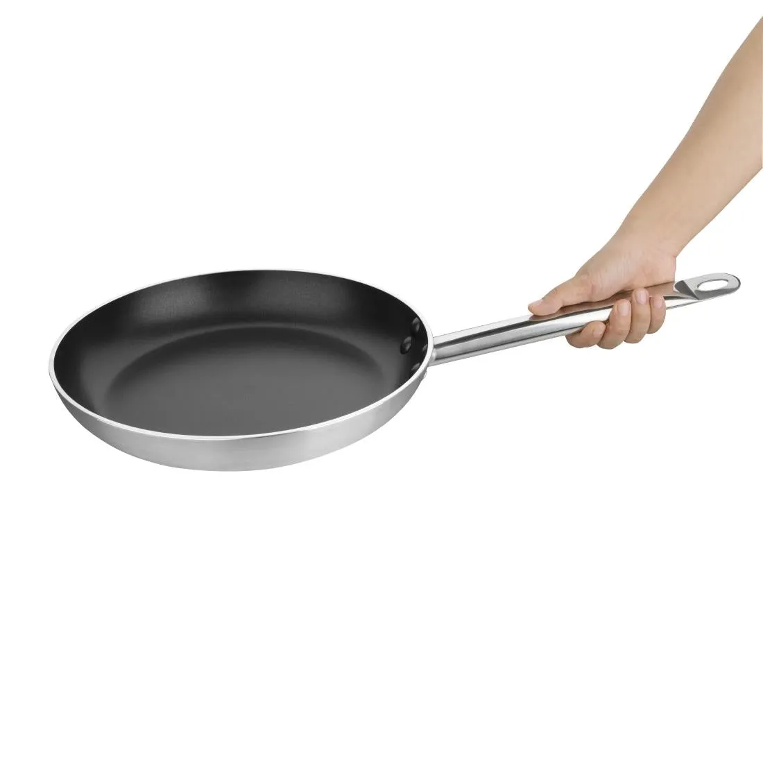 Vogue Aluminium Non-Stick Teflon Platinum Plus Frying Pan 30cm - FB691