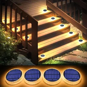 Waterproof Solar LED Deck Step Light