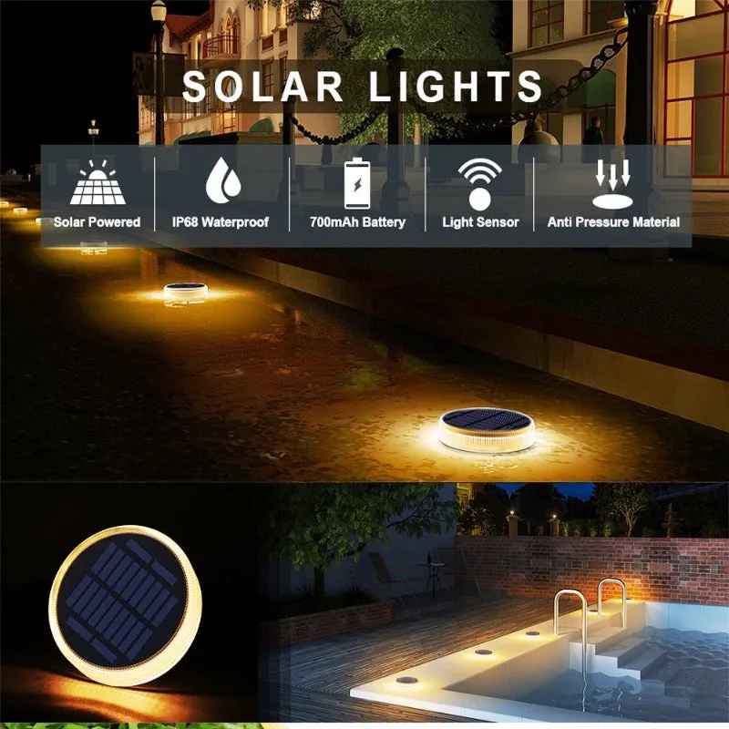 Waterproof Solar LED Deck Step Light