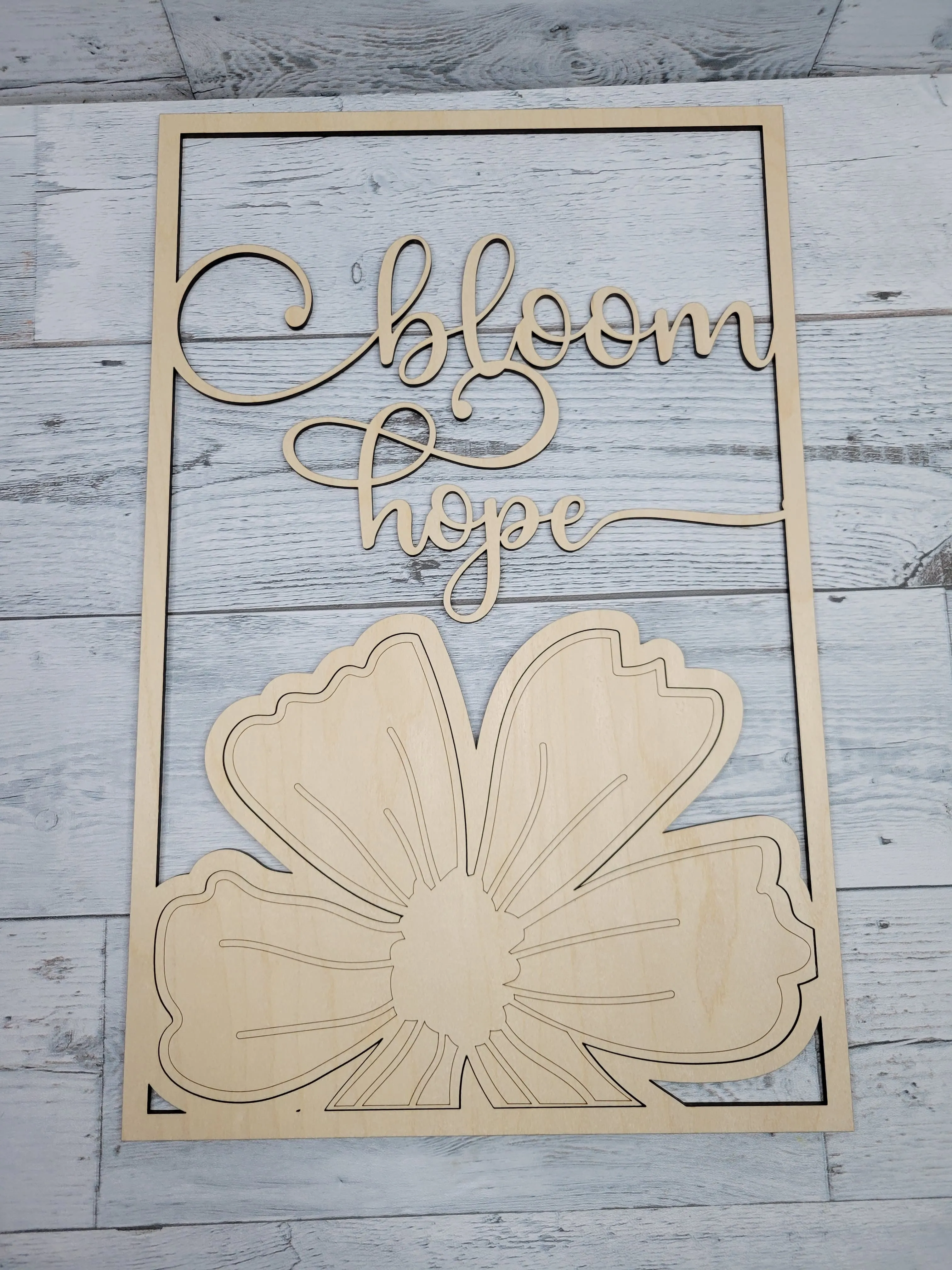 Where Flowers Bloom There is Hope  SVG Laser Ready File