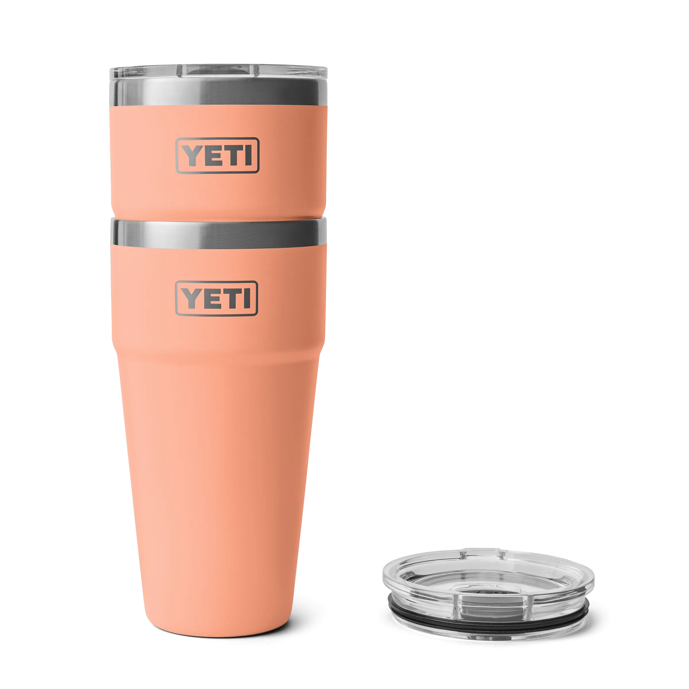 Yeti Rambler 30oz/877ml Stackable Cup with Magslider Lid - Lowcountry Peach